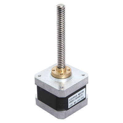 Nema 17 Linear Stepper Motor And Lead Screw Tr8 600mm For Medical Equipment