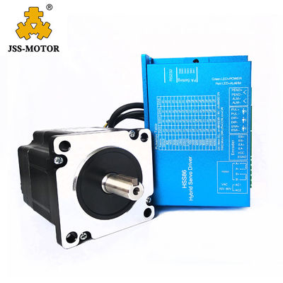 Hss86 2-Phase Hybrid Stepper Servo Driver 86HSE4N 4NM 1000RPM 5A 14mm Single Shaft
